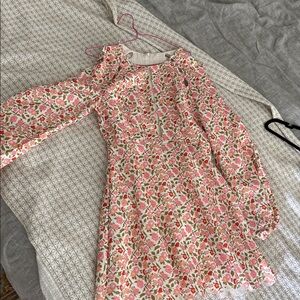 L'ATISTE by Amy floral dress with buttons